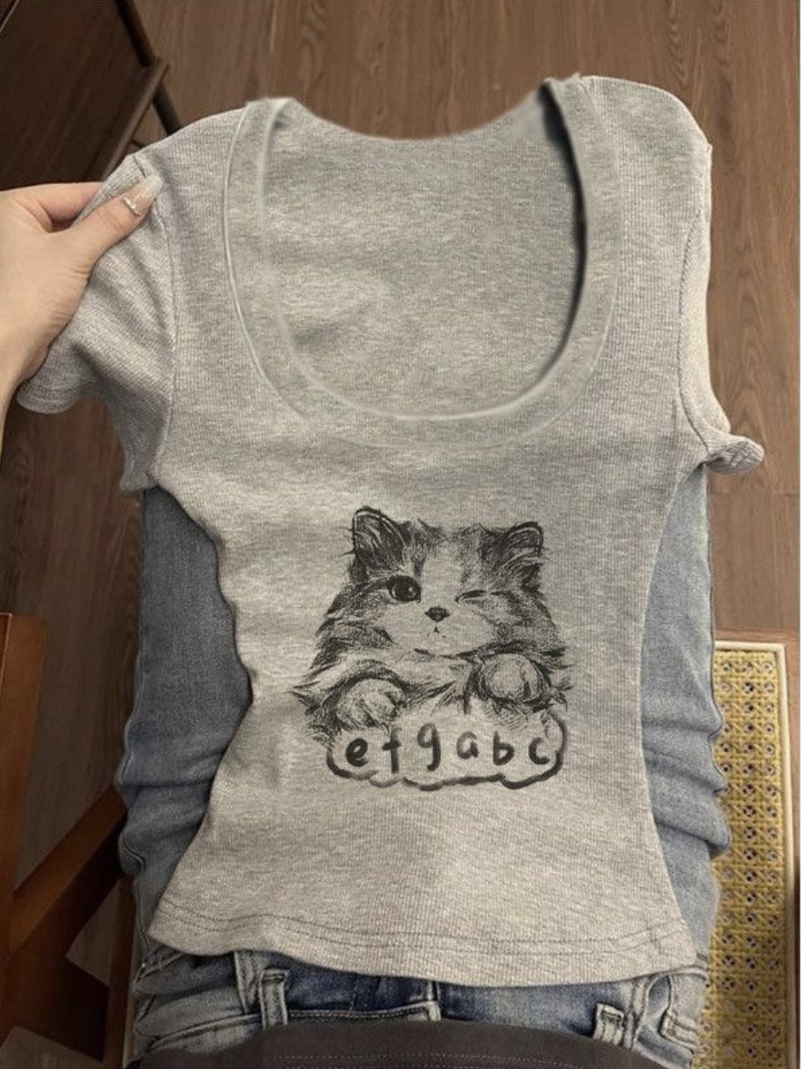 U Neck Basic Top
